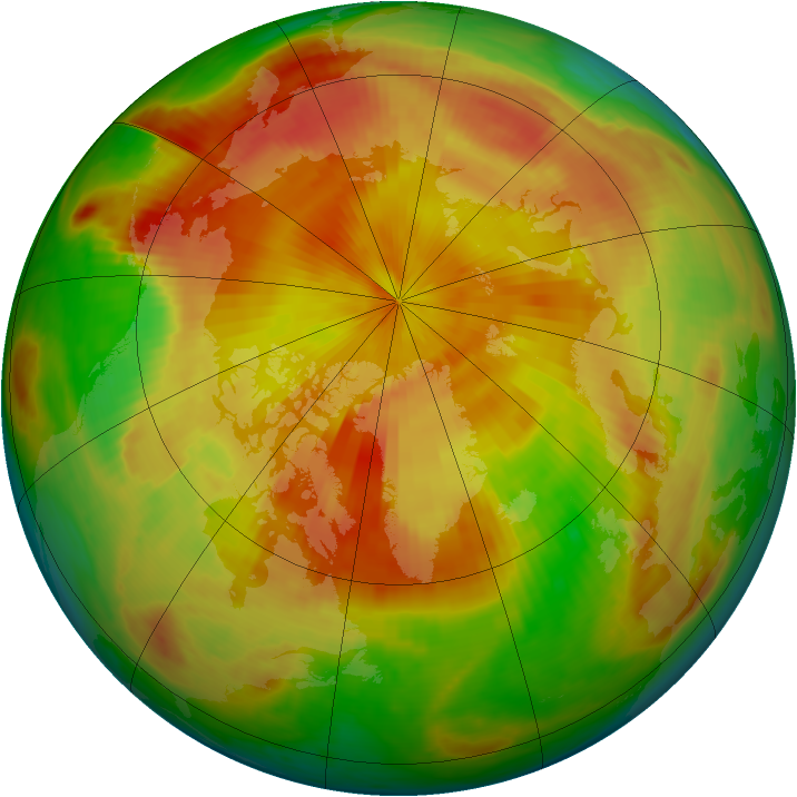 Arctic ozone map for 03 May 1998